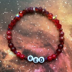 Taylor Swift-Inspired “RED” Bracelet